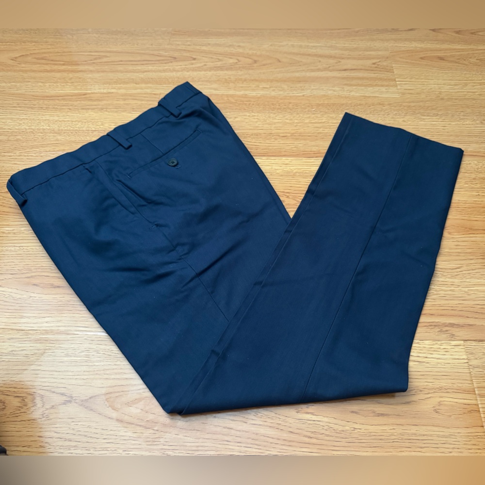 Apt. 9 Blue Chinos Versatile Flat Front Design